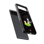 rick and morty fo aesthetic back phone cover | glass case for google pixel 6
