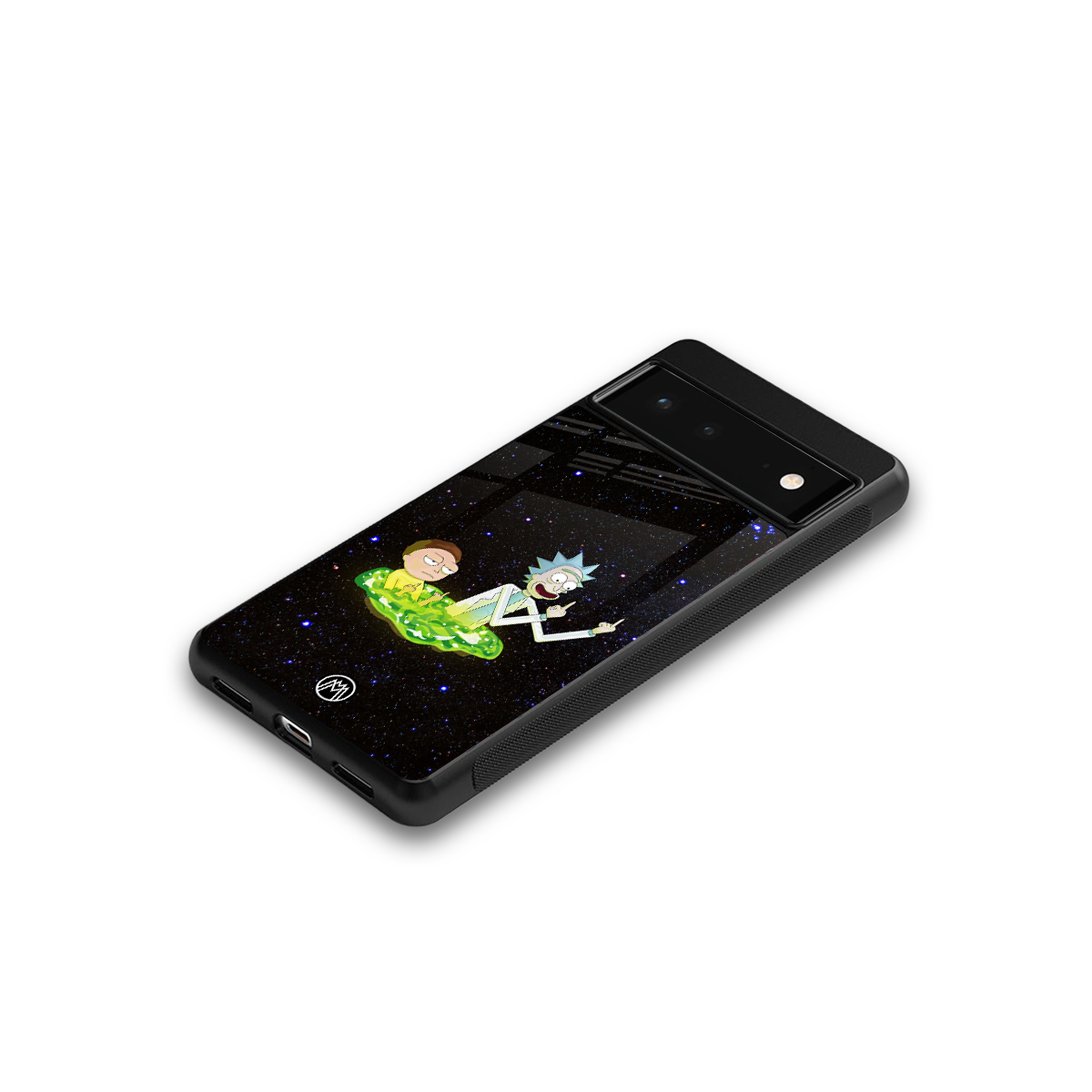 rick and morty fo aesthetic back phone cover | glass case for google pixel 6