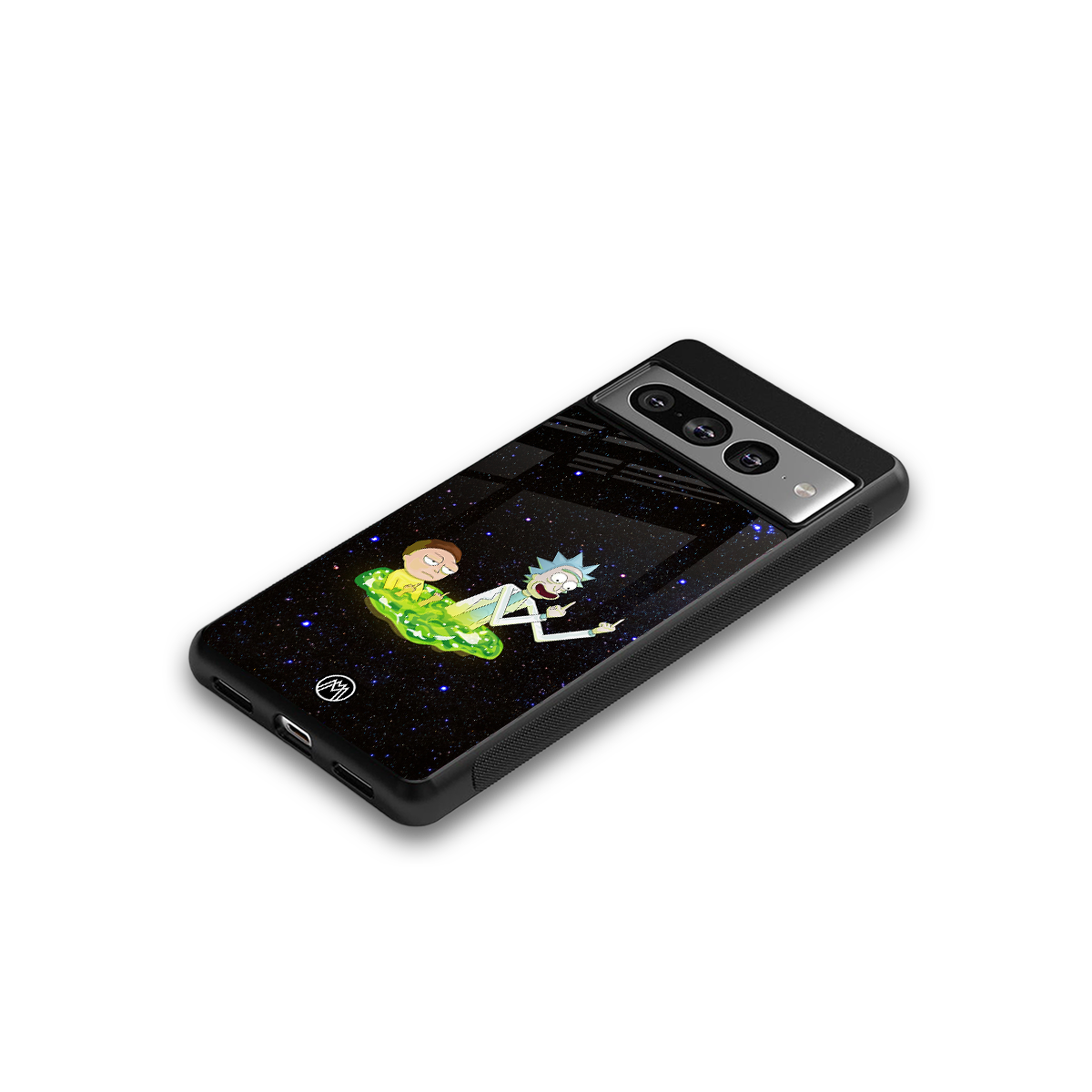 rick and morty fo aesthetic back phone cover | glass case for google pixel 7 pro