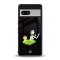 rick and morty fo aesthetic back phone cover | glass case for Google Pixel 7