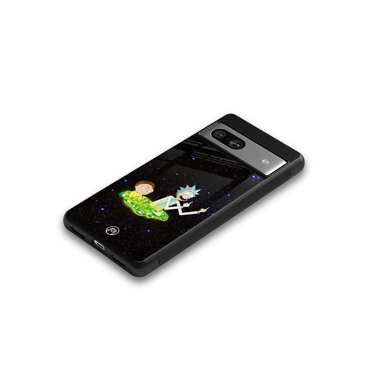 rick and morty fo aesthetic back phone cover | glass case for Google Pixel 7
