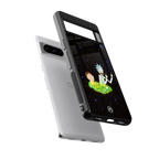 rick and morty fo aesthetic back phone cover | glass case for google pixel 8 pro