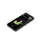rick and morty fo aesthetic back phone cover | glass case for google pixel 8 pro