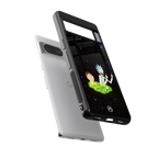 rick and morty fo aesthetic back phone cover | glass case for Google Pixel 8