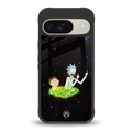 rick and morty fo aesthetic back phone cover | glass case for google pixel 9