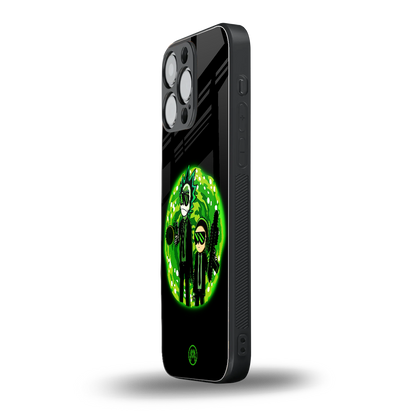 rick and morty schwifty back phone cover | glass case for iphone 13 pro max