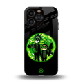 rick and morty schwifty back phone cover | glass case for iphone 13 pro