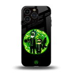 rick and morty schwifty back phone cover | glass case for iphone 13 pro