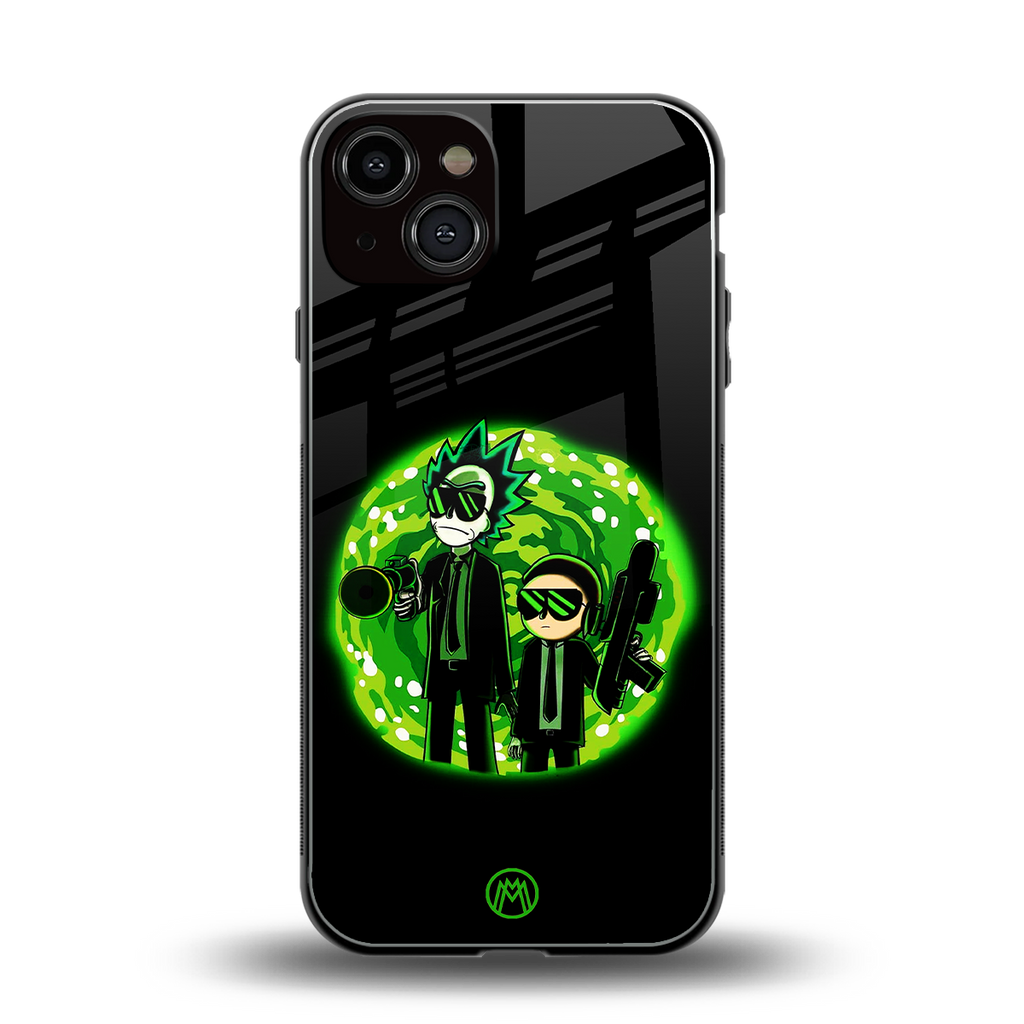 rick and morty schwifty back phone cover | glass case for iphone 13
