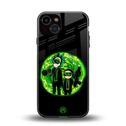 rick and morty schwifty back phone cover | glass case for iphone 13