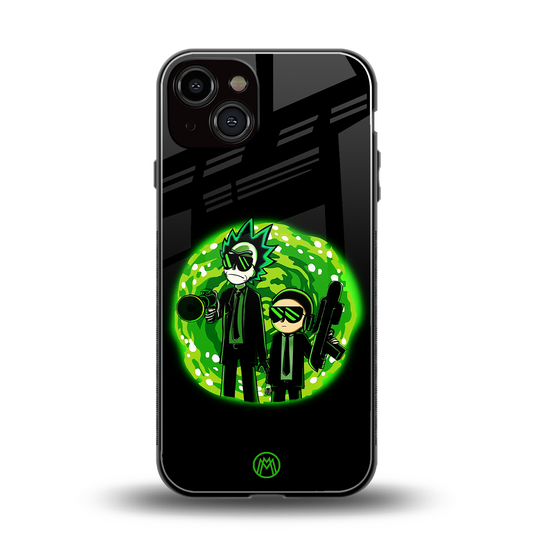 rick and morty schwifty back phone cover | glass case for iphone 13