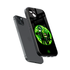 rick and morty schwifty back phone cover | glass case for iphone 15 plus