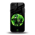 rick and morty schwifty back phone cover | glass case for iphone 15