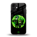 rick and morty schwifty back phone cover | glass case for iphone 16 plus
