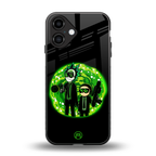 rick and morty schwifty back phone cover | glass case for iphone 16
