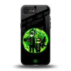 rick and morty schwifty back phone cover | glass case for iphone 16e