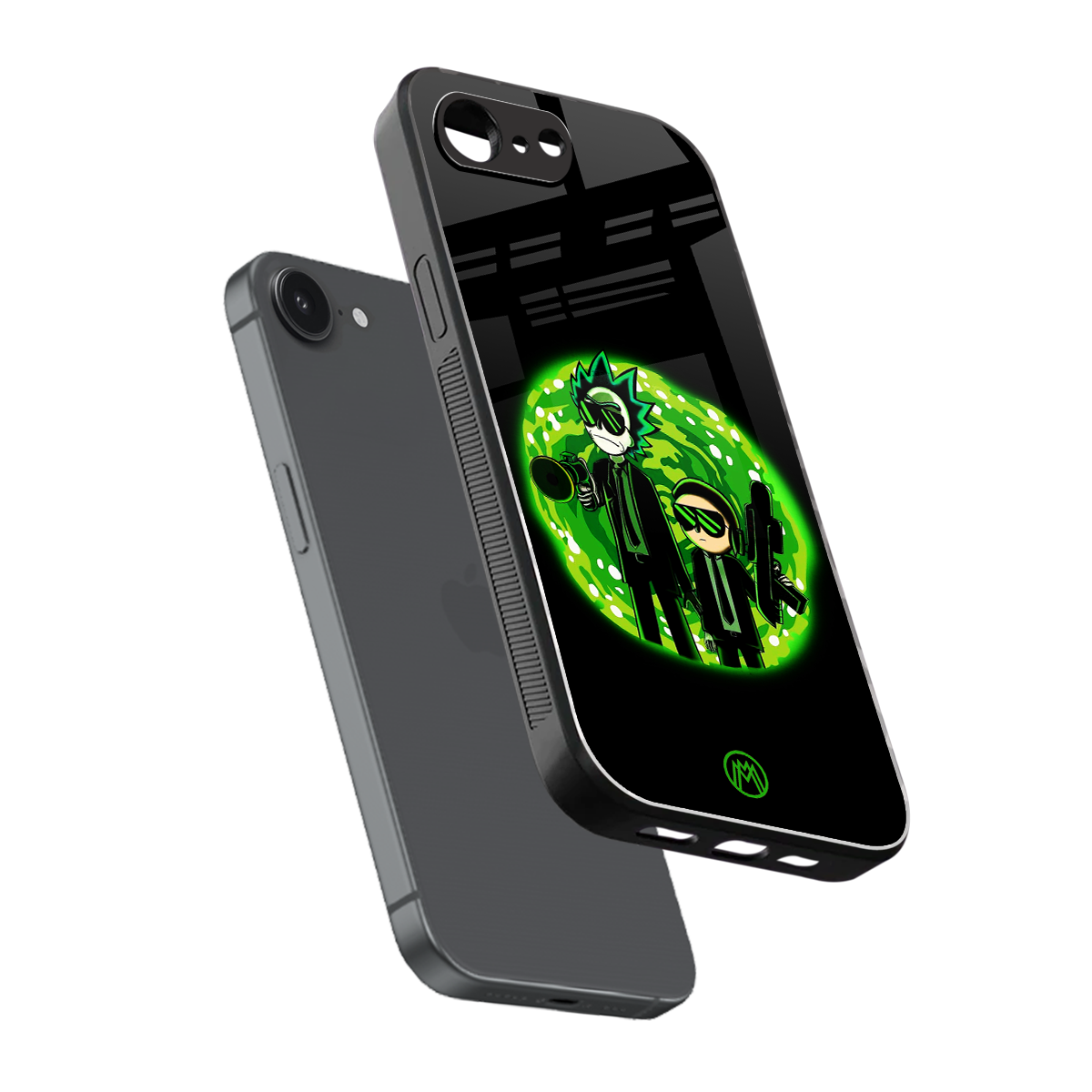 rick and morty schwifty back phone cover | glass case for iphone 16e