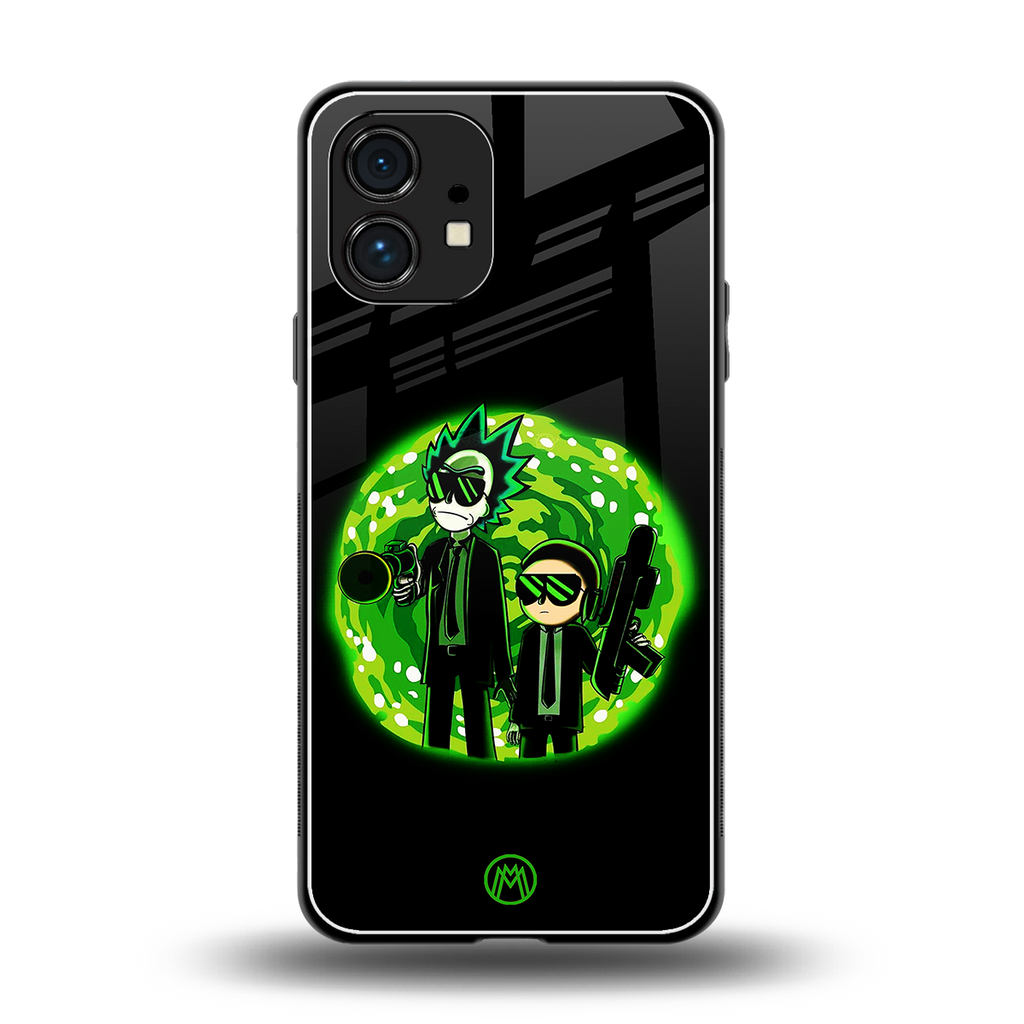 rick and morty schwifty back phone cover | glass case for nothing phone 1