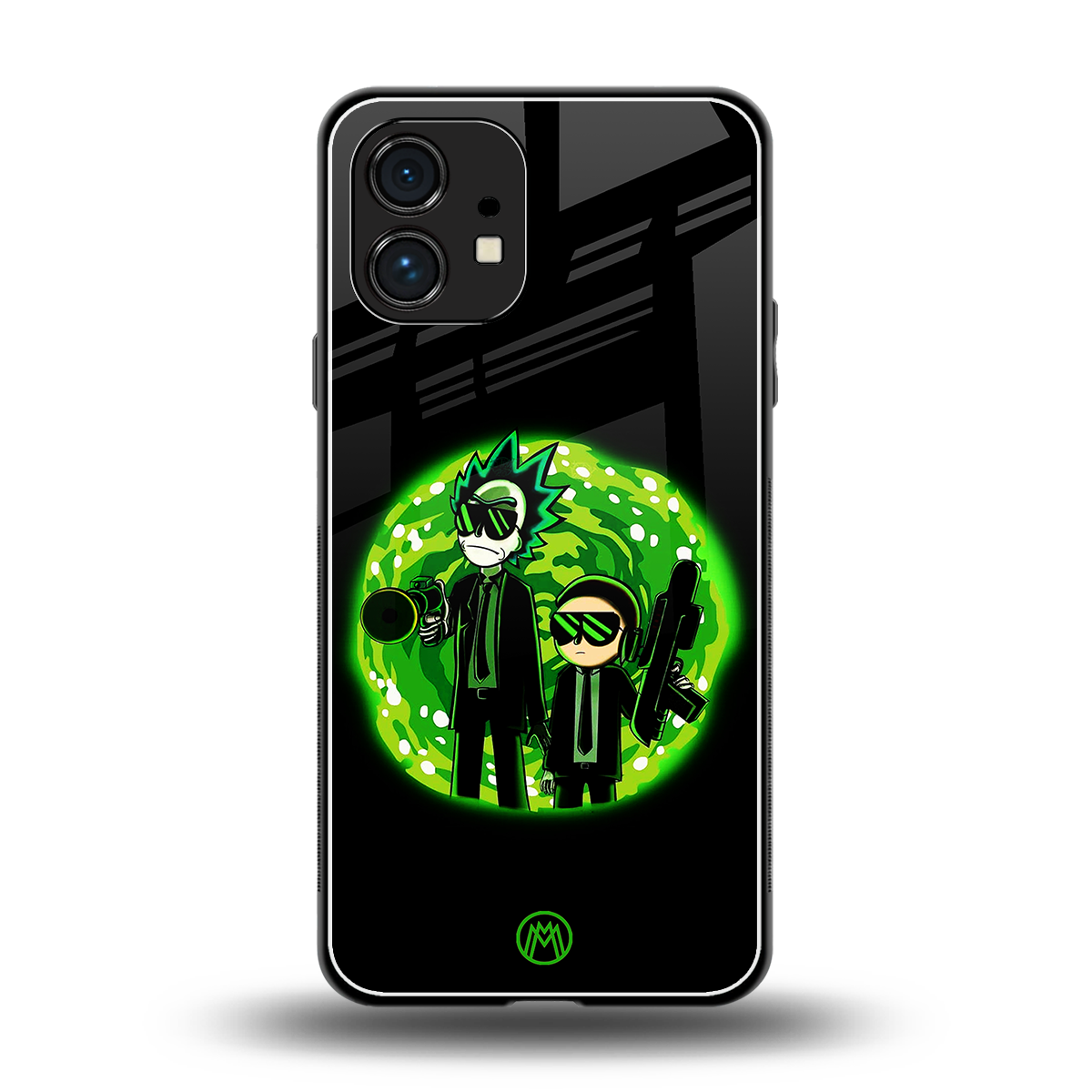 rick and morty schwifty back phone cover | glass case for nothing phone 1