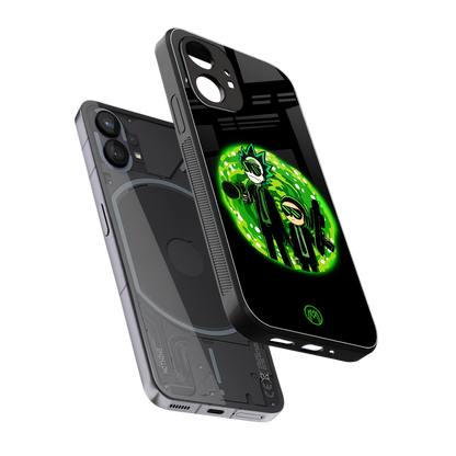 rick and morty schwifty back phone cover | glass case for nothing phone 1