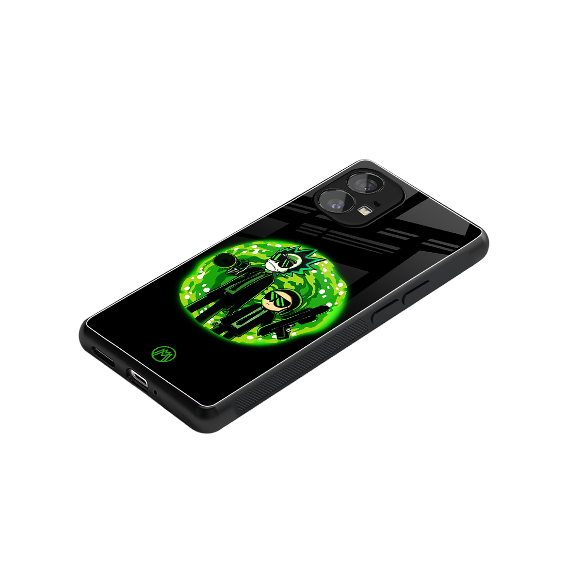 rick and morty schwifty back phone cover | glass case for nothing phone 1