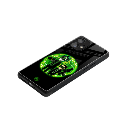 rick and morty schwifty back phone cover | glass case for nothing phone 1