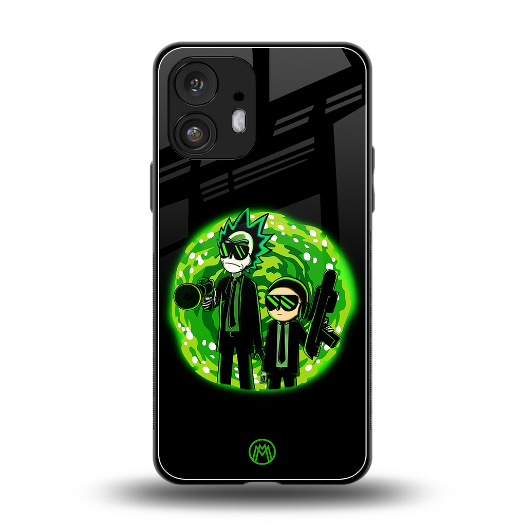 rick and morty schwifty back phone cover | glass case for nothing phone 2