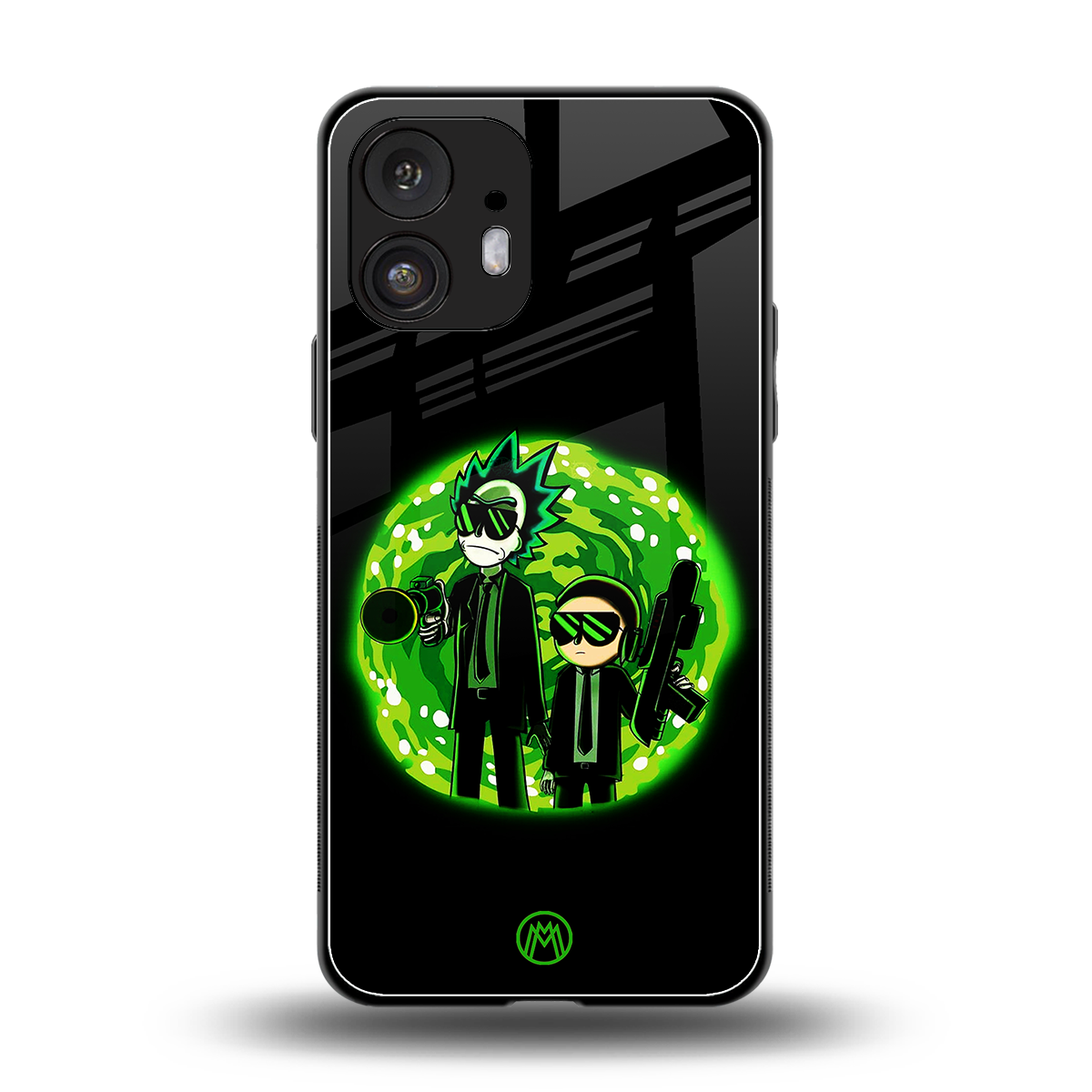 rick and morty schwifty back phone cover | glass case for nothing phone 2