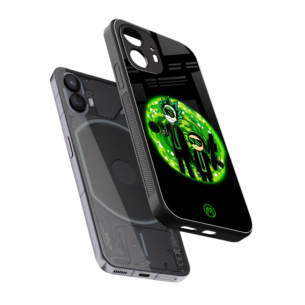 rick and morty schwifty back phone cover | glass case for nothing phone 2