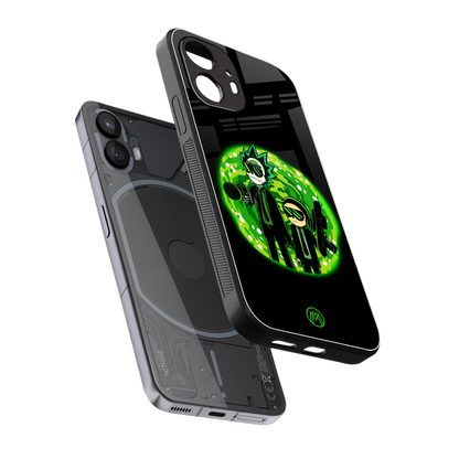 rick and morty schwifty back phone cover | glass case for nothing phone 2