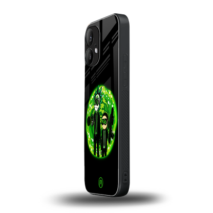 rick and morty schwifty back phone cover | glass case for nothing phone 2