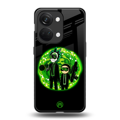 rick and morty schwifty back phone cover | glass case for oneplus nord 3