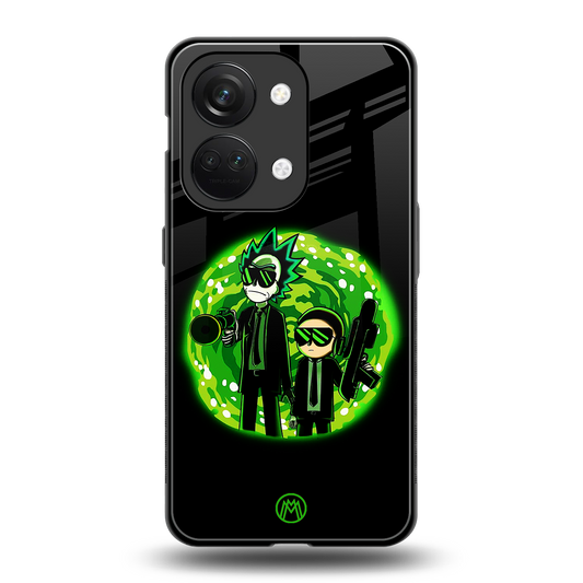 rick and morty schwifty back phone cover | glass case for oneplus nord 3