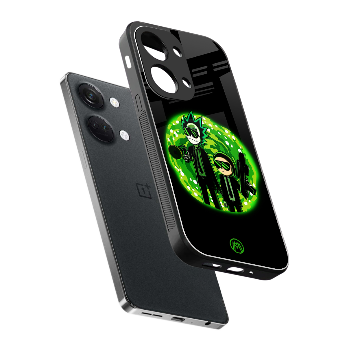 rick and morty schwifty back phone cover | glass case for oneplus nord 3