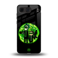 rick and morty schwifty back phone cover | glass case for oneplus nord 4