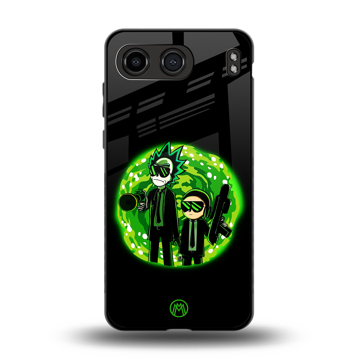 rick and morty schwifty back phone cover | glass case for oneplus nord 4