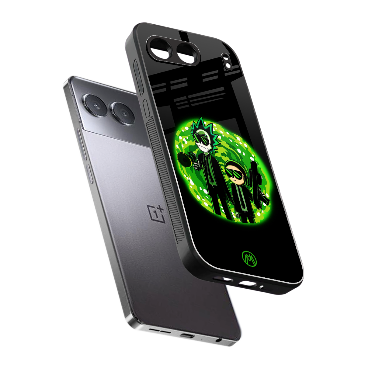 rick and morty schwifty back phone cover | glass case for oneplus nord 4