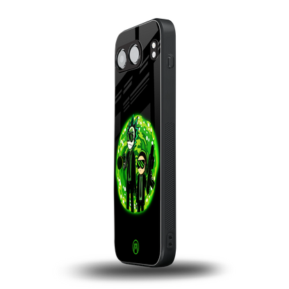 rick and morty schwifty back phone cover | glass case for oneplus nord 4