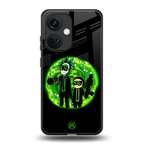 rick and morty schwifty back phone cover | glass case for oneplus nord ce 3