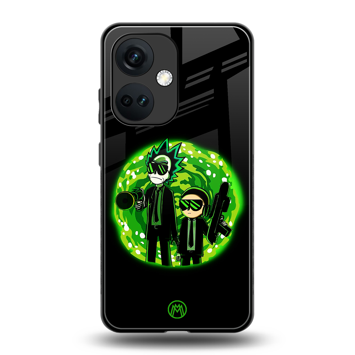 rick and morty schwifty back phone cover | glass case for oneplus nord ce 3