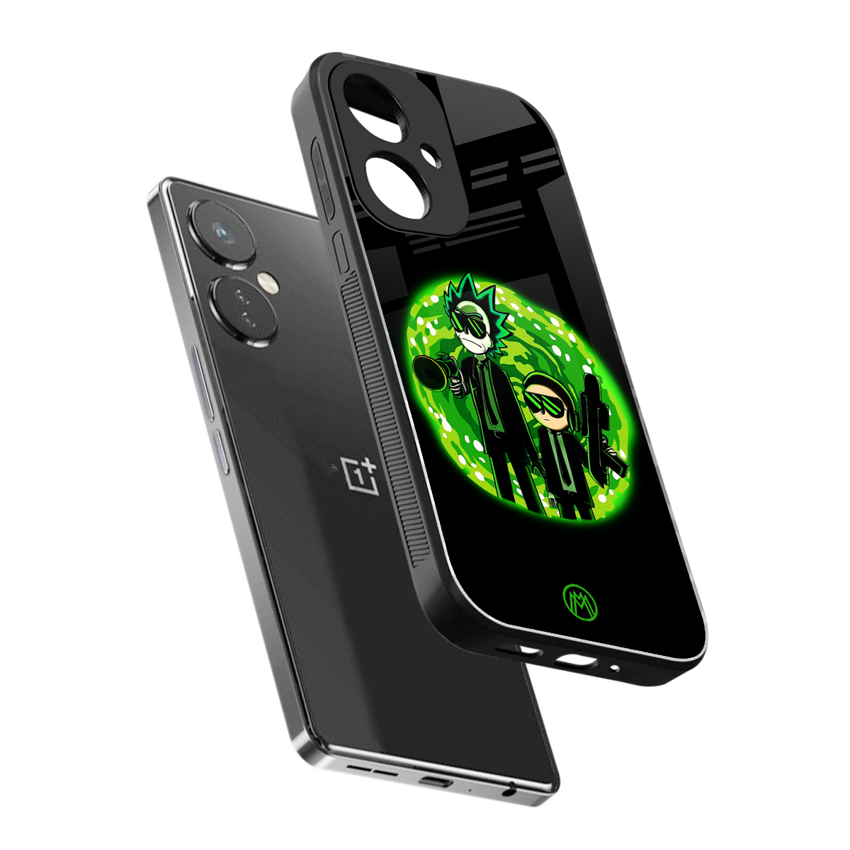 rick and morty schwifty back phone cover | glass case for oneplus nord ce 3