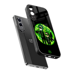 rick and morty schwifty back phone cover | glass case for oneplus nord ce 4 lite