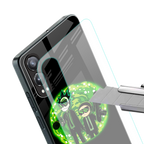 rick and morty schwifty back phone cover | glass case for oneplus nord ce 4 lite