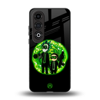 rick and morty schwifty back phone cover | glass case for oneplus nord ce 4