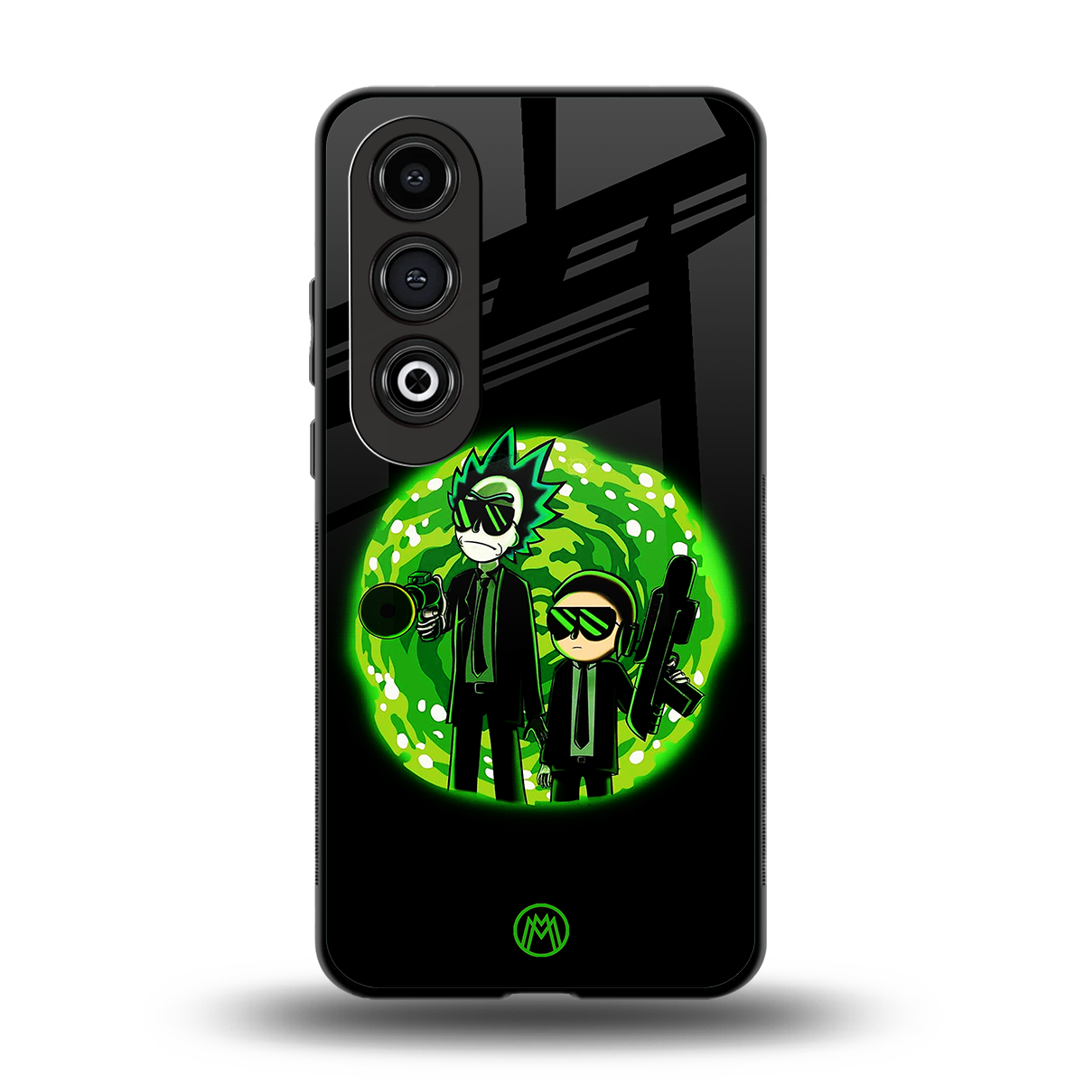 rick and morty schwifty back phone cover | glass case for oneplus nord ce 4