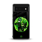 rick and morty schwifty back phone cover | glass case for google pixel 6