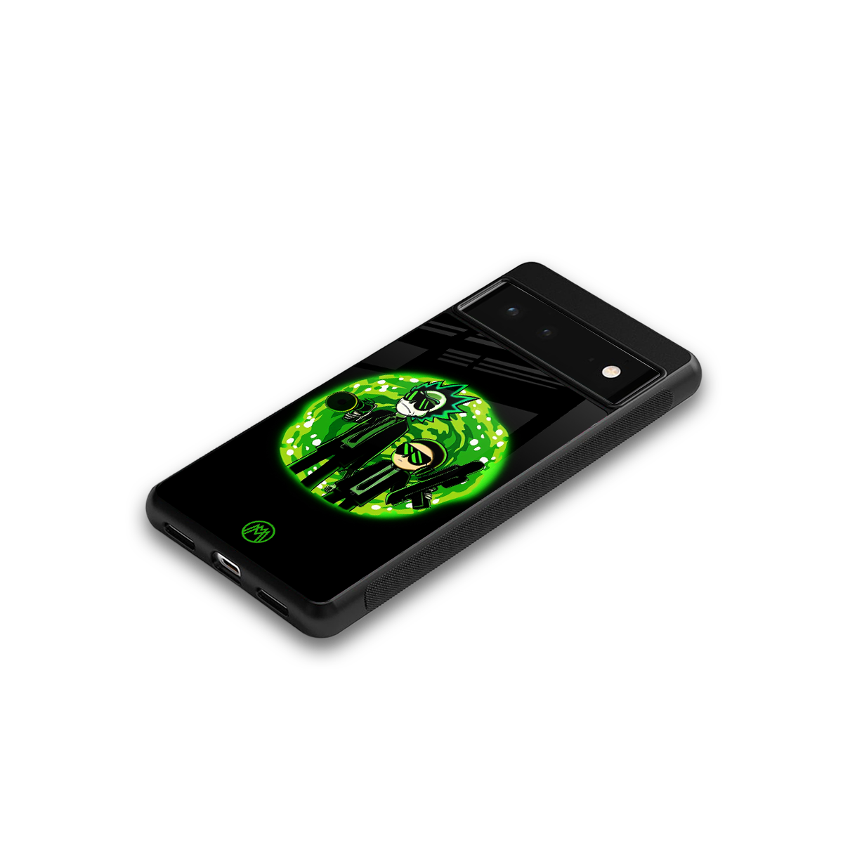rick and morty schwifty back phone cover | glass case for google pixel 6