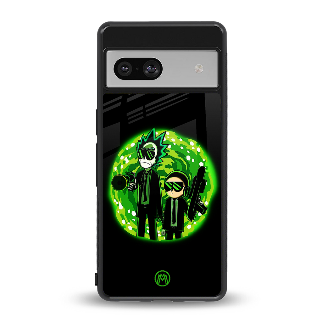 rick and morty schwifty back phone cover | glass case for Google Pixel 7