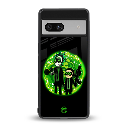 rick and morty schwifty back phone cover | glass case for Google Pixel 7