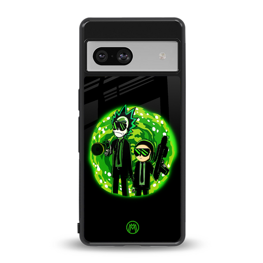 rick and morty schwifty back phone cover | glass case for Google Pixel 7